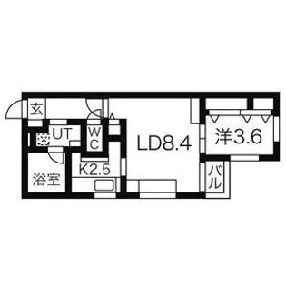 サードインパクト【4階】の間取り