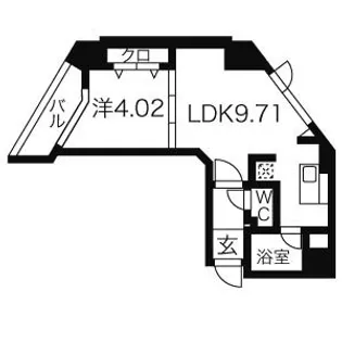 パークヒルズ澄川4ー2【502号室】の間取り