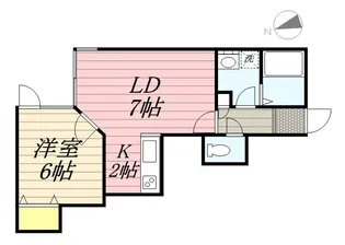 コンフォーティア【1階】の間取り