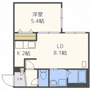 XーSTAR澄川(エックススター澄川)【1階】の間取り