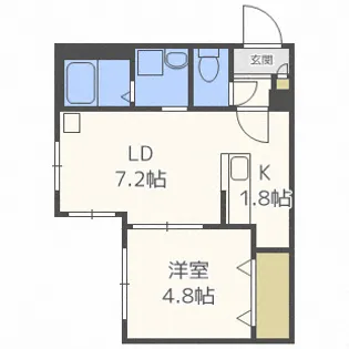 bon chic SUMIKAWA (ボンシックスミカワ)【1階】の間取り
