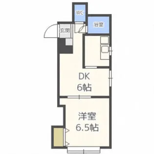 ジュネス札幌【4階】の間取り