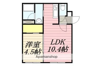 ECLAT厚別【2階】の間取り