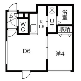 トルペ平岸【1階】の間取り