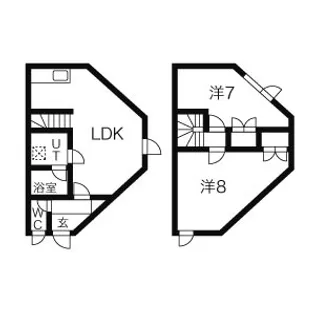 メゾンN3【308号室】の間取り