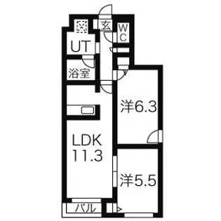 プリマベーラ【2階】の間取り