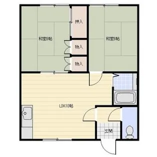 グッドライフ【202号室】の間取り