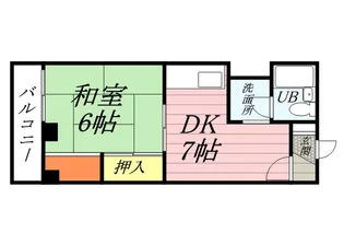 サエキビル【2階】の間取り