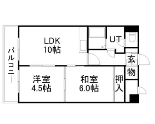 北海道札幌市中央区南十三条西7丁目【マンション】の間取り