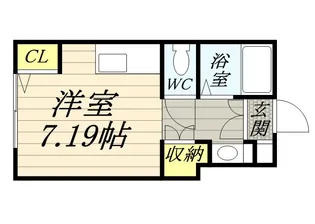 北海道札幌市豊平区平岸八条13丁目【マンション】の間取り