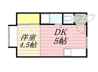 クルーズハウス澄川【0005号室】の間取り