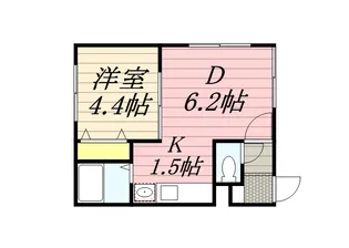 北海道札幌市豊平区平岸三条12丁目【マンション】の間取り