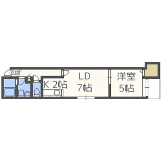 テッセラ【1階】の間取り