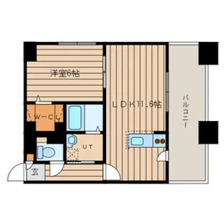 ニューライフサッポロ【301号室号室】の間取り