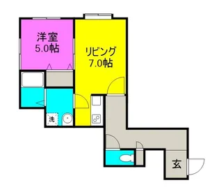 フロンティア藤野【2階】の間取り