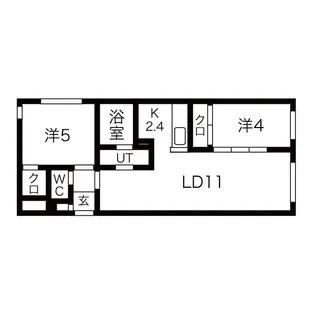 CASA澄川【3階】の間取り