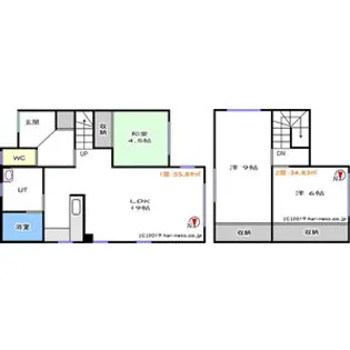 北海道札幌市南区藤野一条7丁目【一戸建】の間取り
