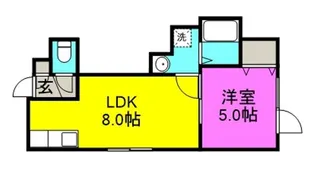 リヴエール【2階】の間取り