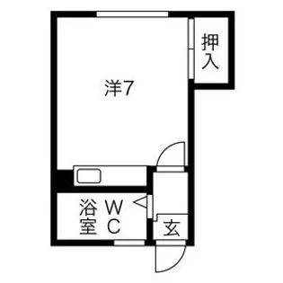 朋和ハウス【7号室】の間取り