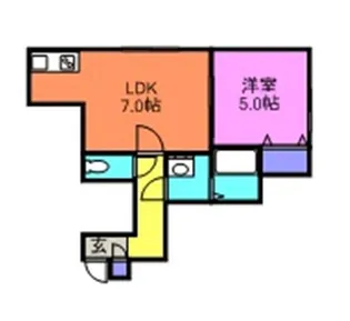 NRJイシヤマ【2階】の間取り