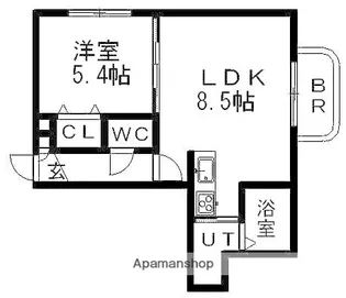 北海道札幌市南区澄川一条1丁目【マンション】の間取り