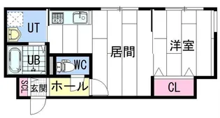 リデーレ豊平【2階】の間取り