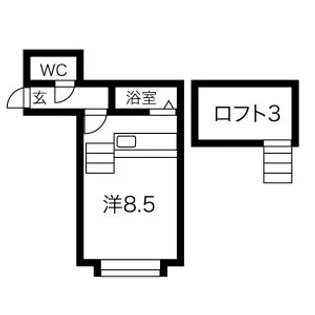 モアクレスト澄川【203号室】の間取り