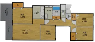 北海道札幌市豊平区平岸七条14丁目【マンション】の間取り