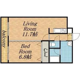 SOAR RIDGE【502号室号室】の間取り