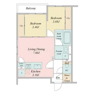 LIVECASA豊平【5階】の間取り