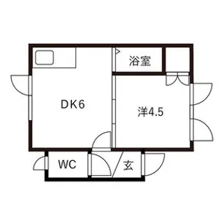 三曜ハイツ【205号室】の間取り