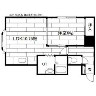 ルミエール上坂【2階】の間取り