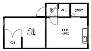 第3キャプテンハイツ【204号室】の間取り