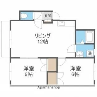 サウスガーデン【1階】の間取り