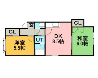 メゾン・ド・ラーク【1階】の間取り