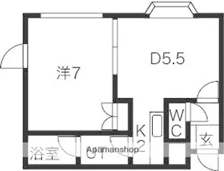 パストラル13【402号室】の間取り