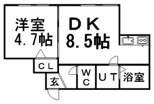 ステラマリー【203号室】の間取り