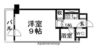 フロンティア菊水【8階】の間取り