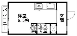 プラザ六興マンション【604号室】の間取り