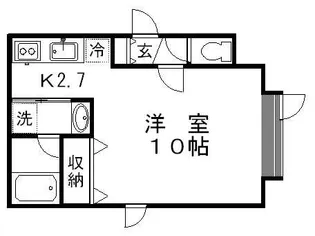 インセンスリヴァー04【202号室】の間取り