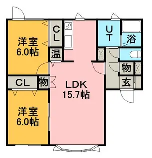 ストリート11【2階】の間取り