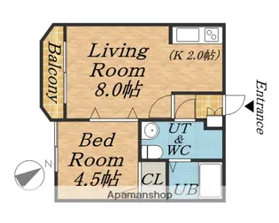 コンパネロ【301号室】の間取り