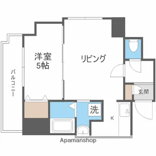 グランドヴュー共応【102号室】の間取り