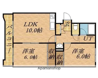 メゾン小林【3階】の間取り