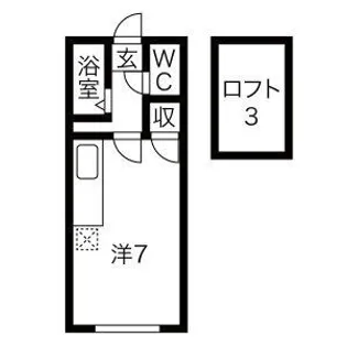 レスポアール文京台【202号室】の間取り