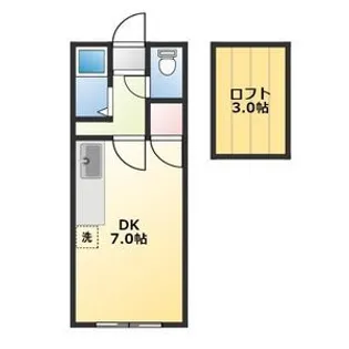 レスポアール文京台【206号室】の間取り