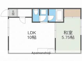 KDハイツ5【101号室】の間取り