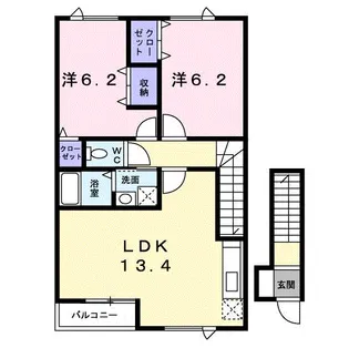 アグリビレッジ【2階】の間取り