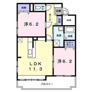 スターヒルズ【1階】の間取り