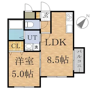 ORION22【301号室】の間取り